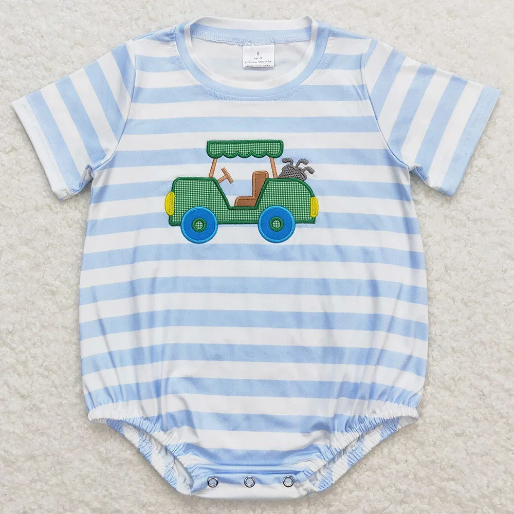 Boutique Infant Baby Boys Bubble Rompers Fashion Kids Designer Clothes Boys Camo Ducks Short Sleeve Rompers Toddler Boys Onesies
