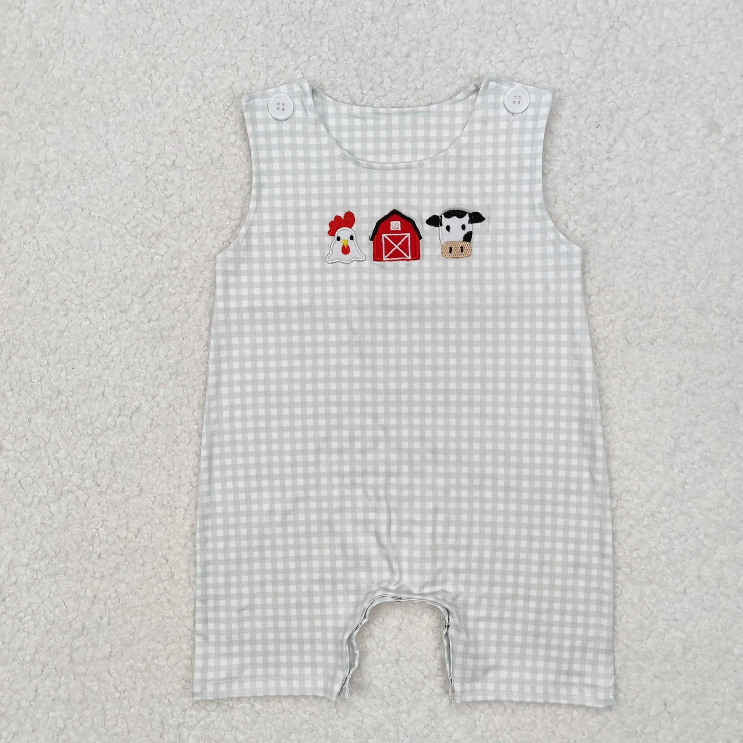 Embroidery Farm Cow House Chicken outfit
