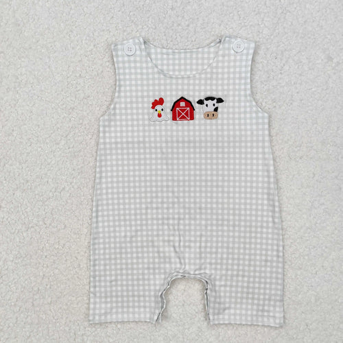 Embroidery Farm Cow House Chicken outfit