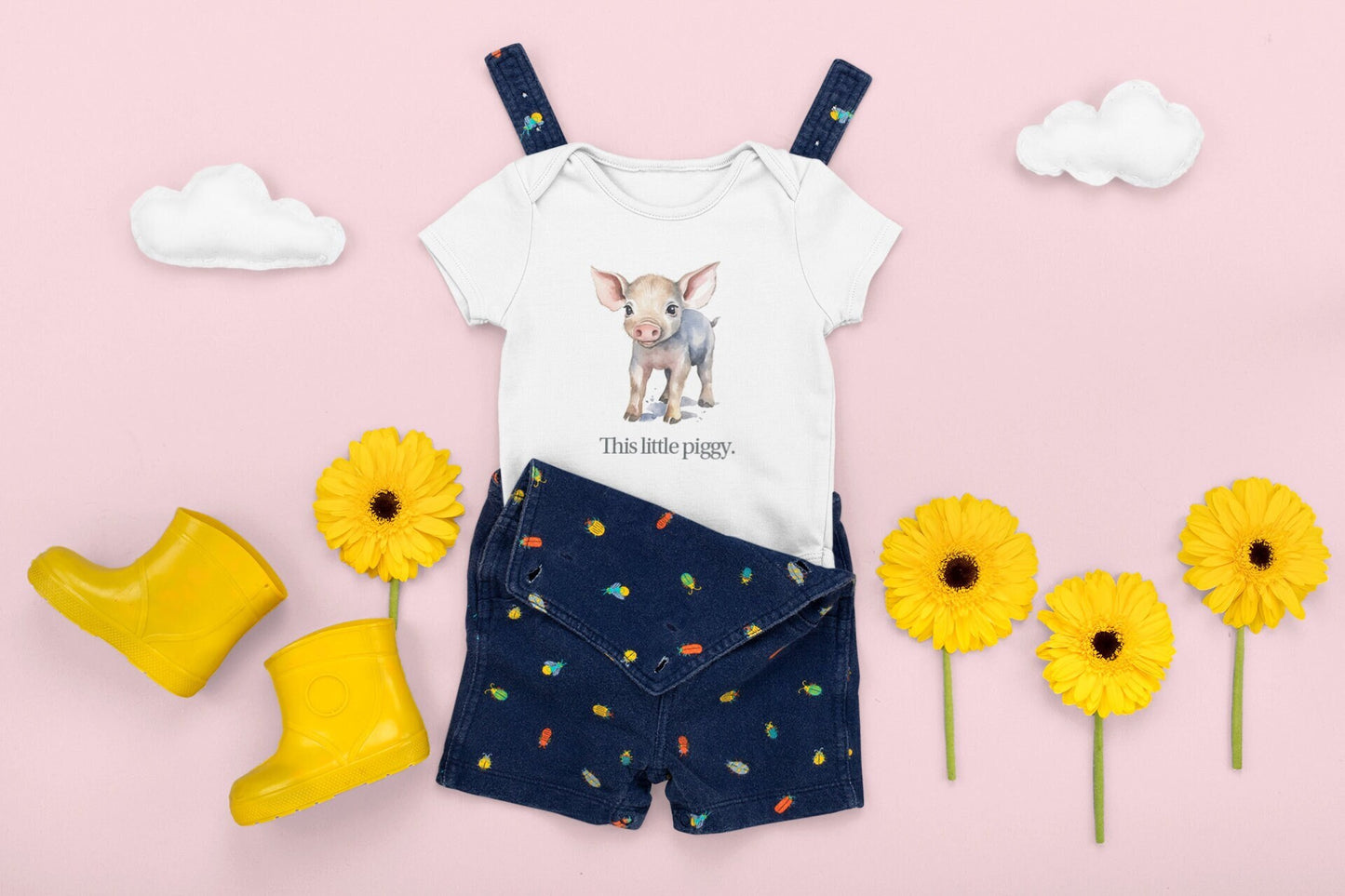 Little pig shirt, pig lover gift, piglet shirt, this little piggy, farm animal shirt, baby shower gifts, cute toddler shirt, cute onesie