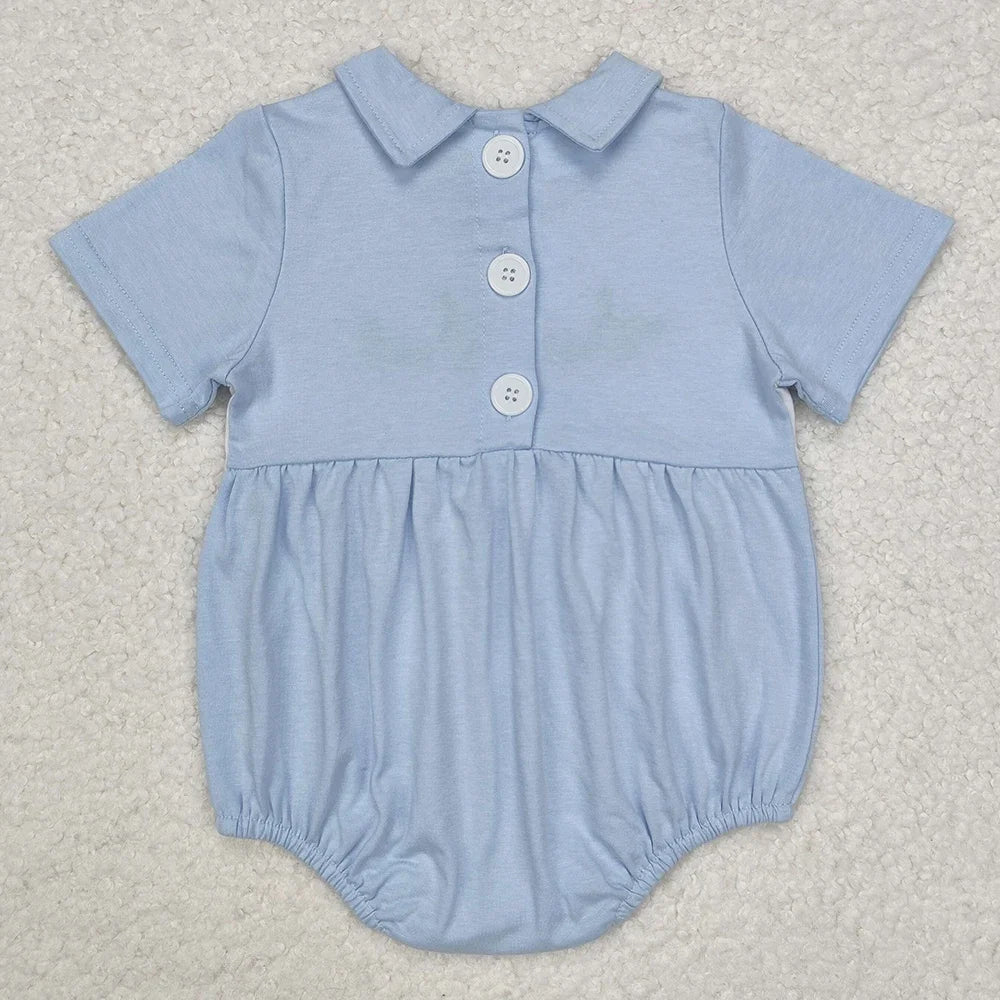 Boutique Infant Baby Boys Bubble Rompers Fashion Kids Designer Clothes Boys Camo Ducks Short Sleeve Rompers Toddler Boys Onesies
