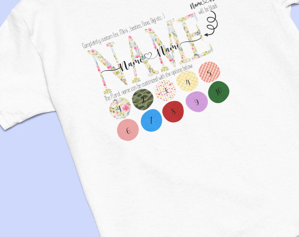 Personalized Mimi t-shirt
