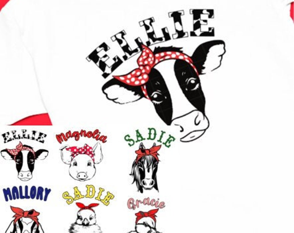 CUSTOM farm animal shirt